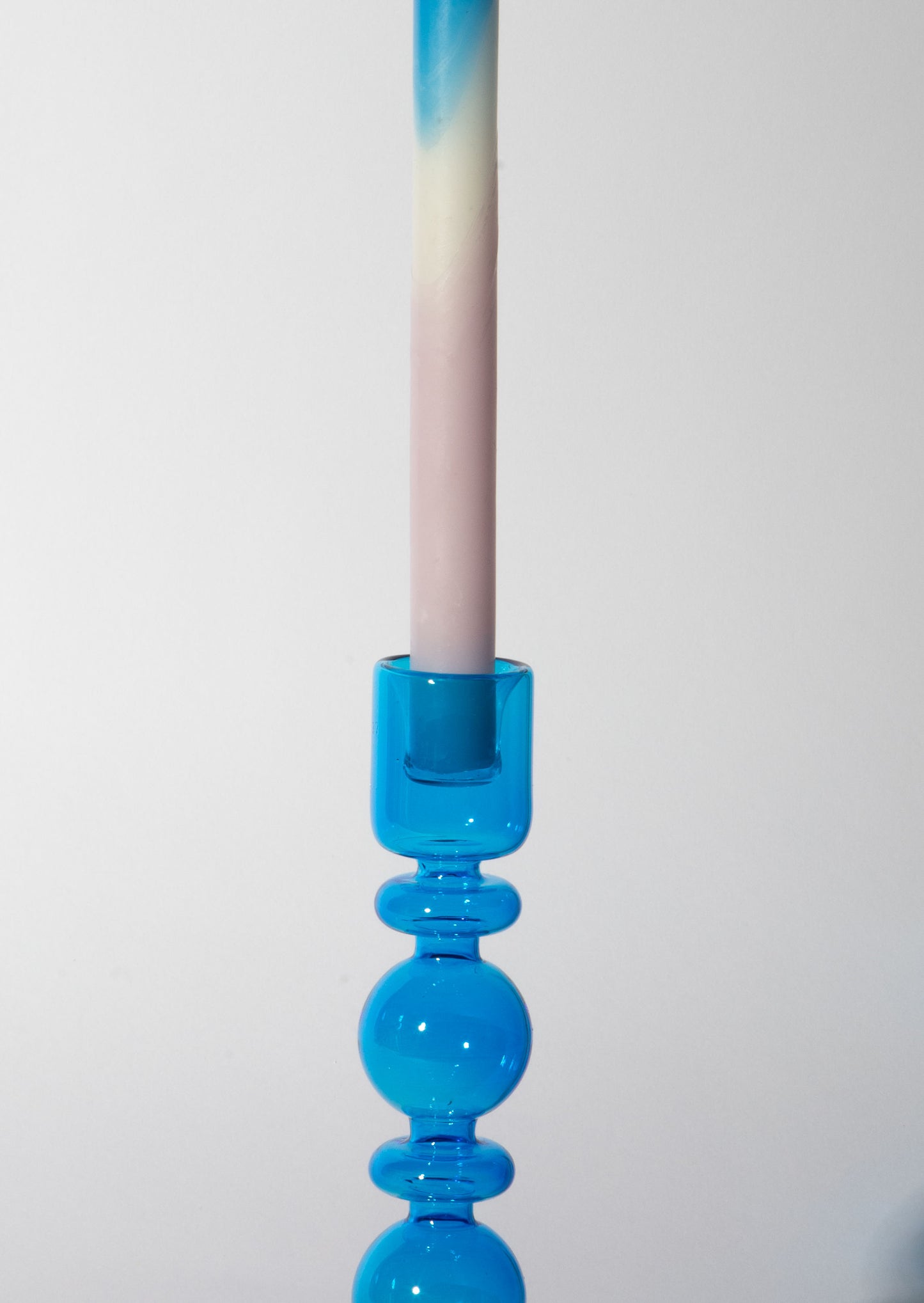 LONDON CANDLE HOLDER - BLUE