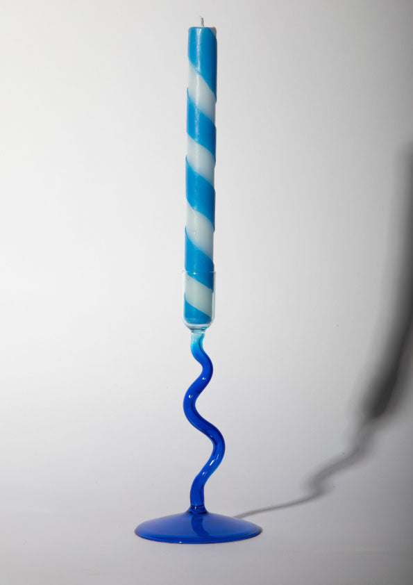 DUBAI CANDLE HOLDER - BLUE