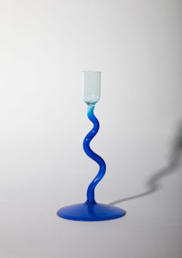 DUBAI CANDLE HOLDER - BLUE