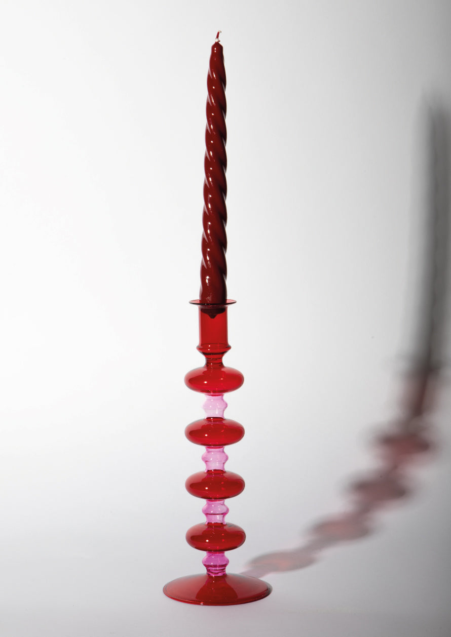 ROMA CANDLE HOLDER - PINK & MORE