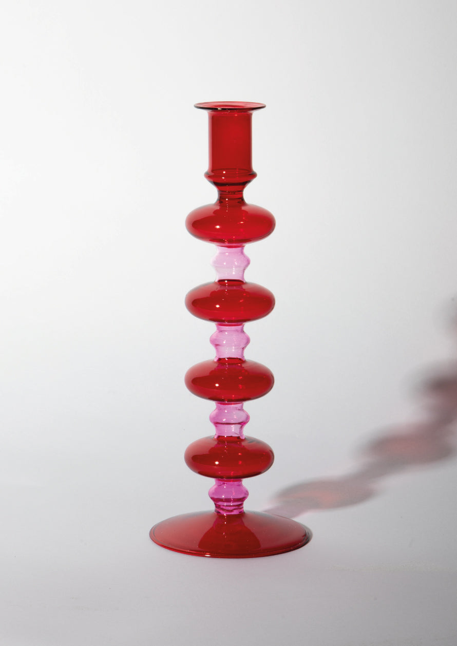 ROMA CANDLE HOLDER - PINK & MORE