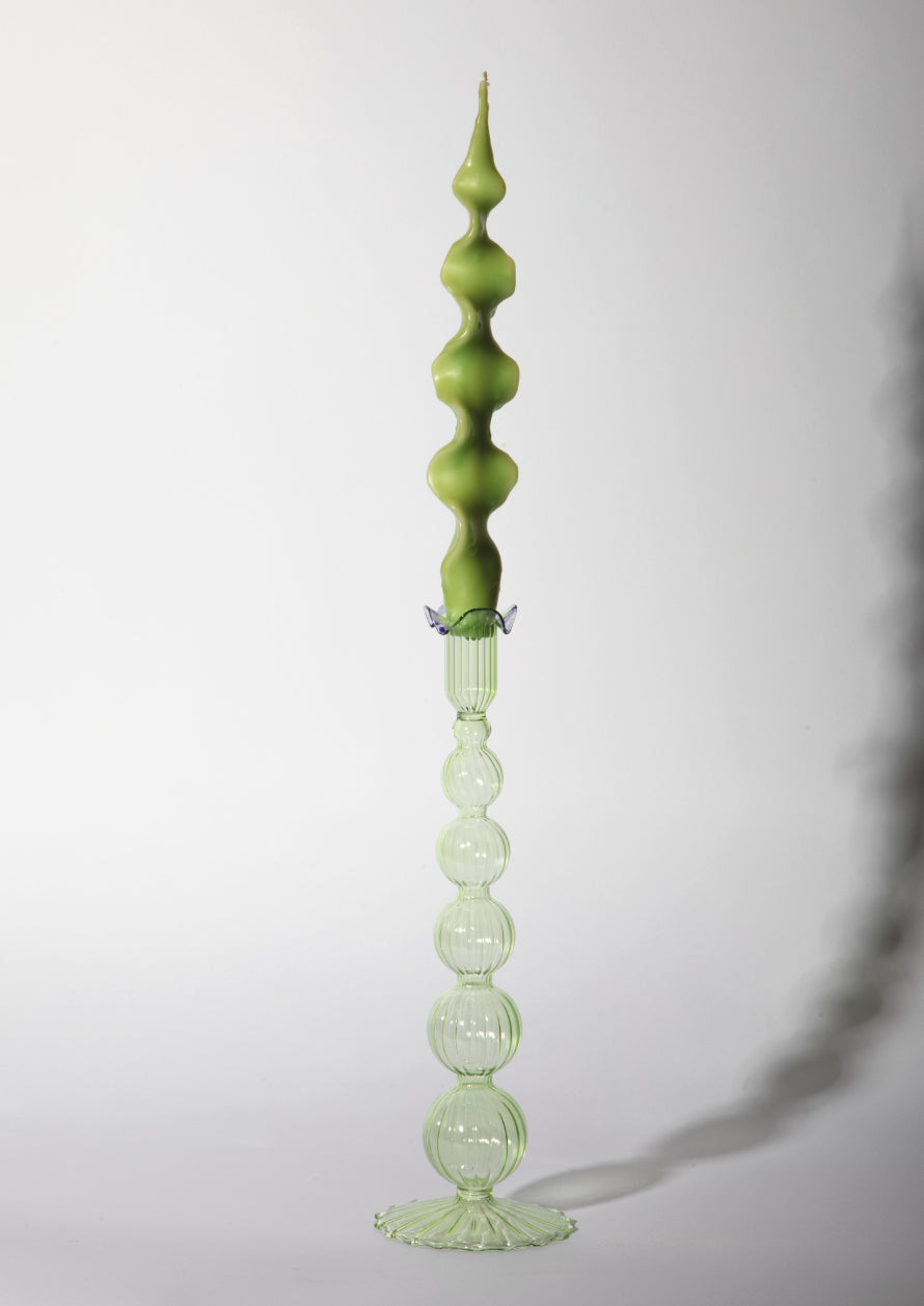 NEW YORK CANDLE HOLDER - GREEN