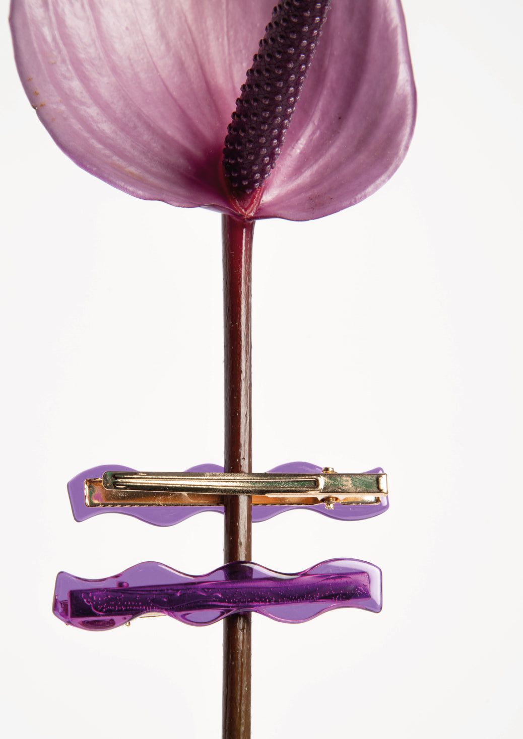 WAVE HAIR CLIP - PURPLE