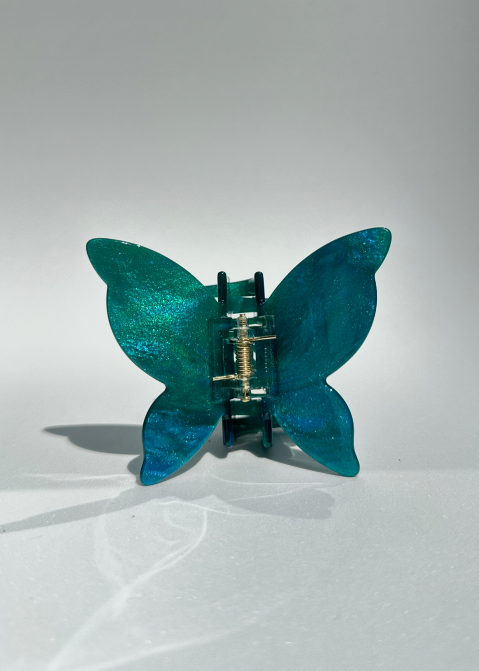 SHINY BTFLY CLAW - PETROL