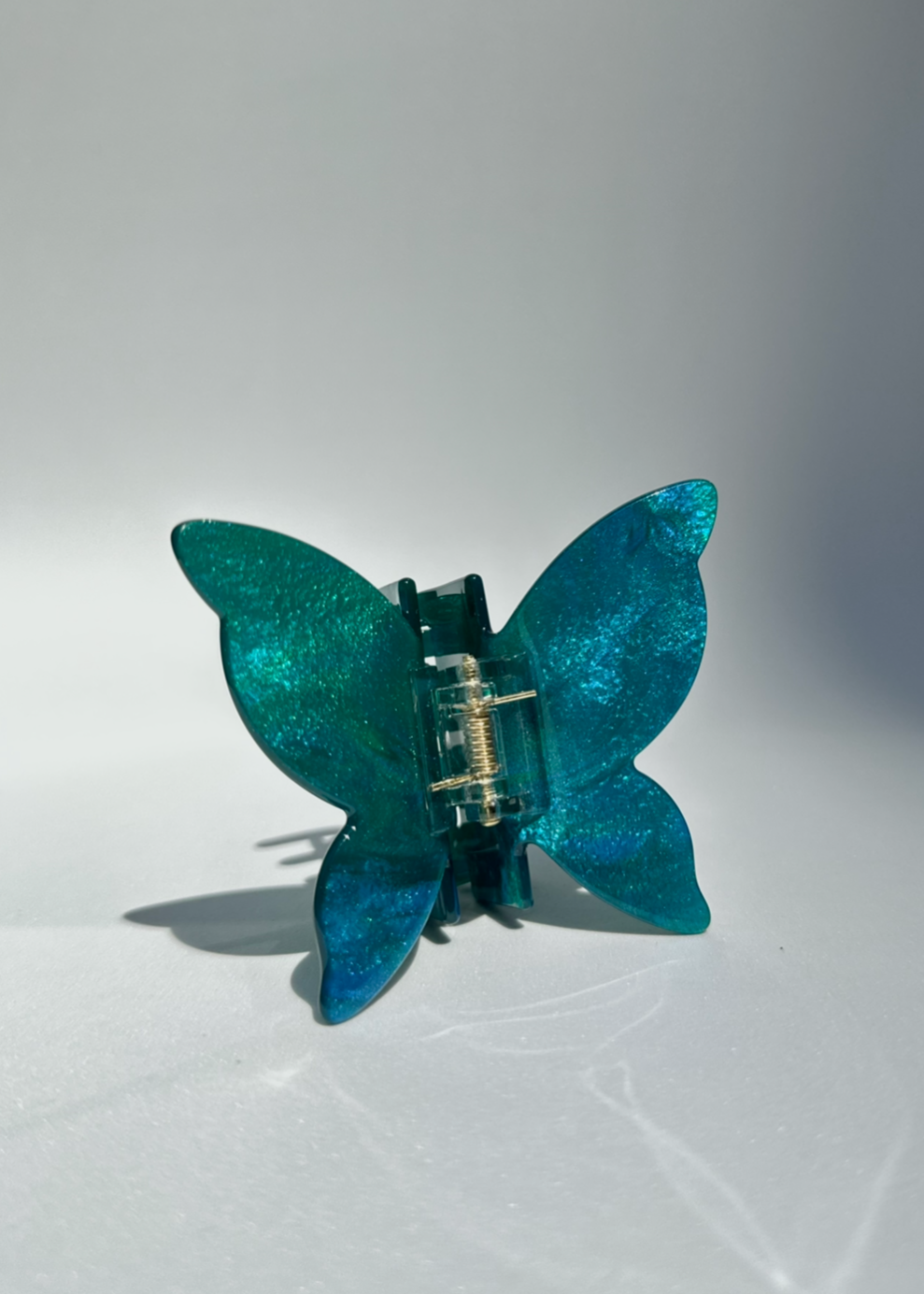 SHINY BTFLY CLAW - PETROL