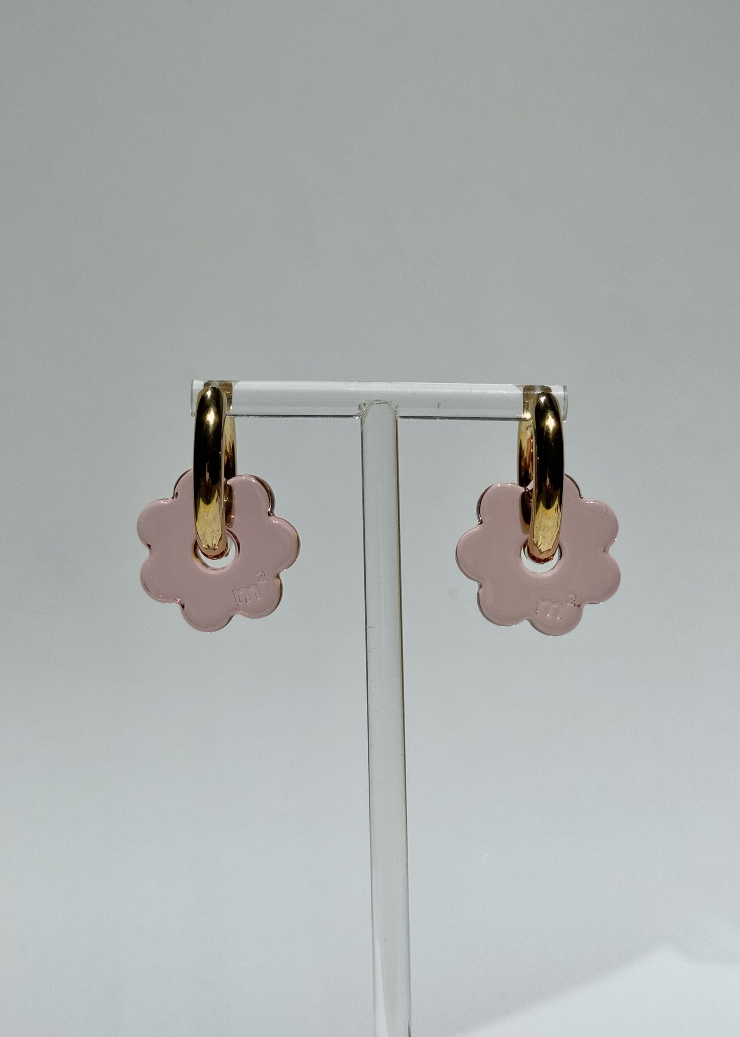 DAISY FLOWERS EARRINGS - PINK