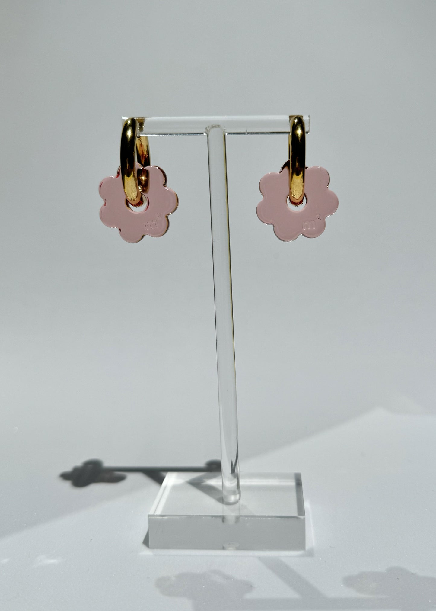 DAISY FLOWERS EARRINGS - PINK