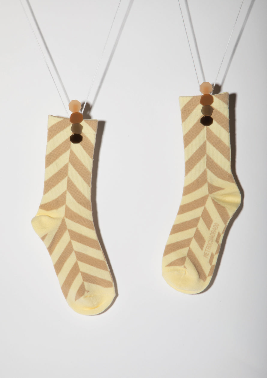 STRIPES SOCKS - BEIGES