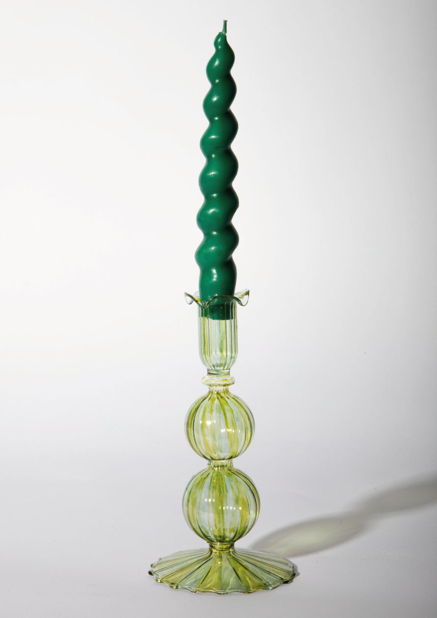 SYDNEY CANDLE HOLDER - GREEN