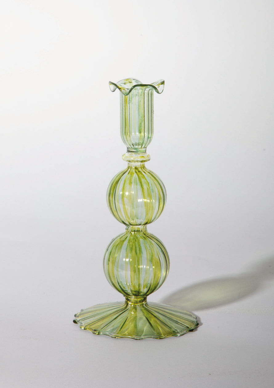 SYDNEY CANDLE HOLDER - GREEN