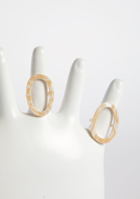 EMPTY RING - MARBLED BEIGE
