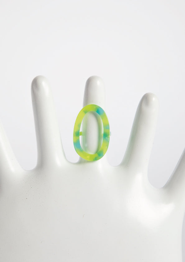 EMPTY RING - GREEN&FLUOR