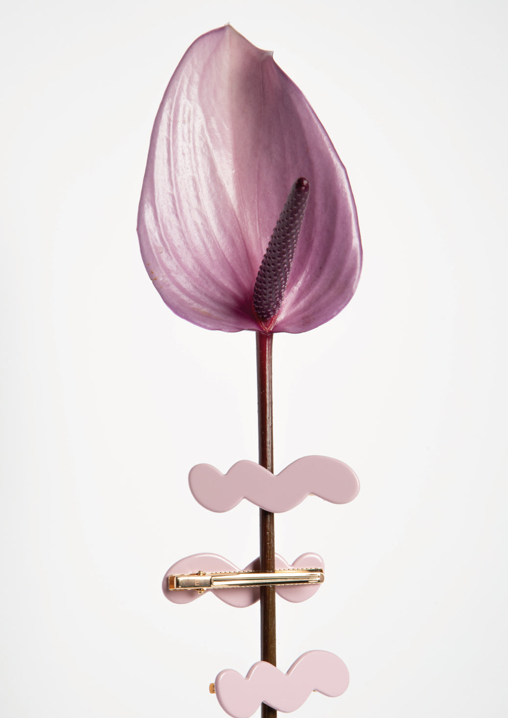 SEA FOAM HAIR CLIP-LILAC
