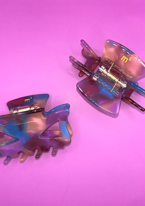CROCUS CLAW - LILAC & BLUE