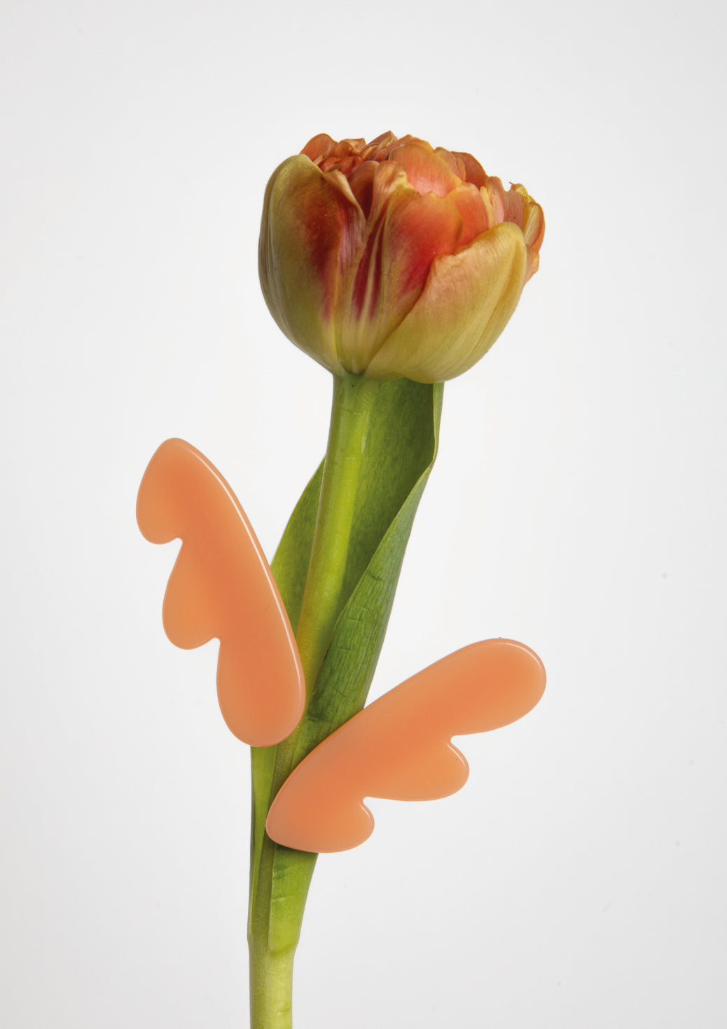 WING HAIR CLIP - ORANGE