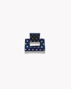 LITTLE SQUARE CLAW - BLUE DOTS