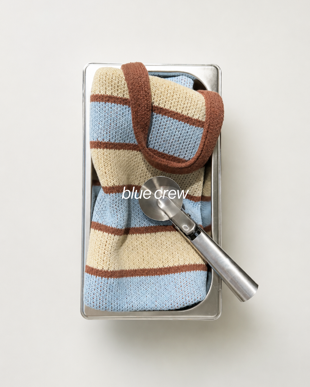 STRIPED TOTE BAG - TRICOLOR