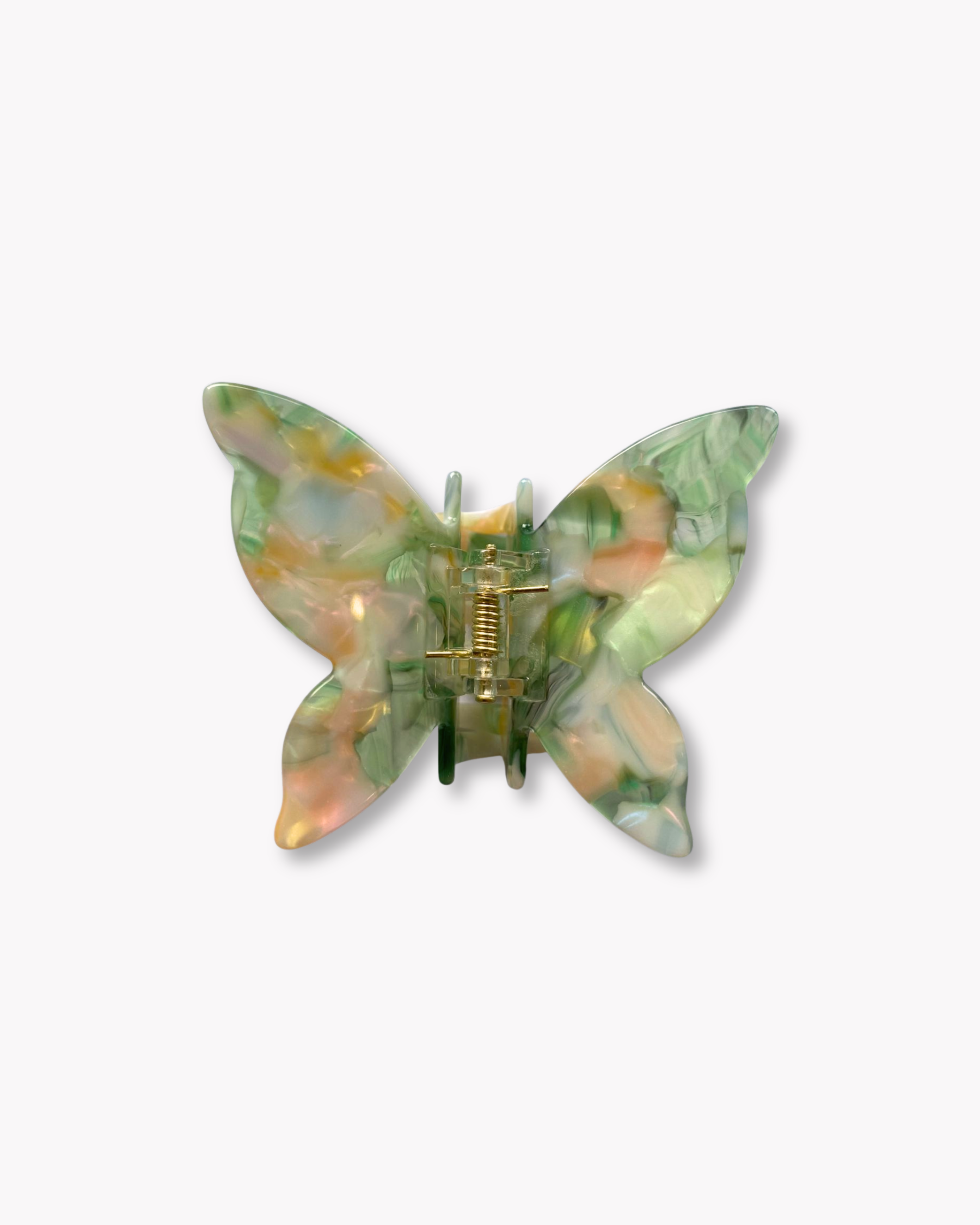 MONET BTFLY CLAW - MIXED GREEN