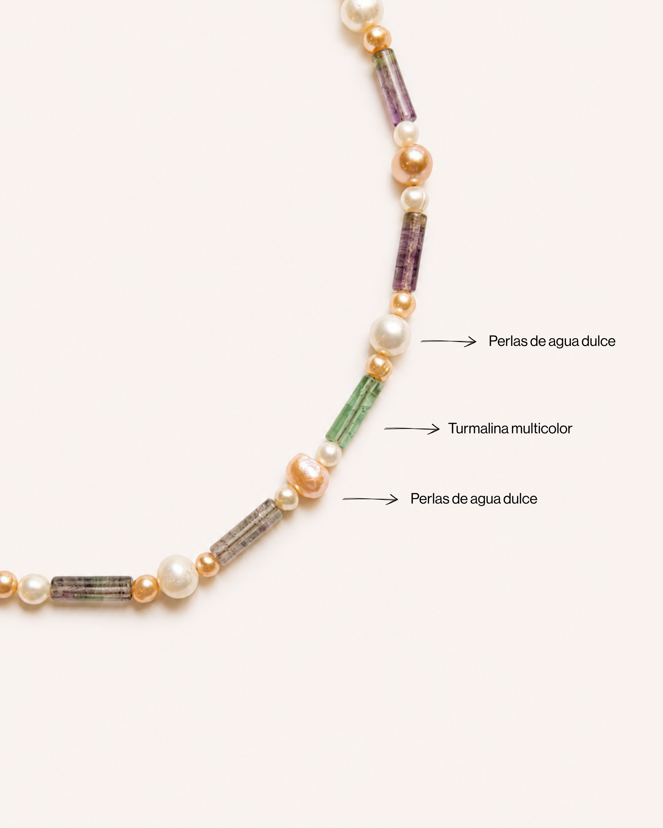 NATURAL STONES NECKLACE - POSITANO DREAM