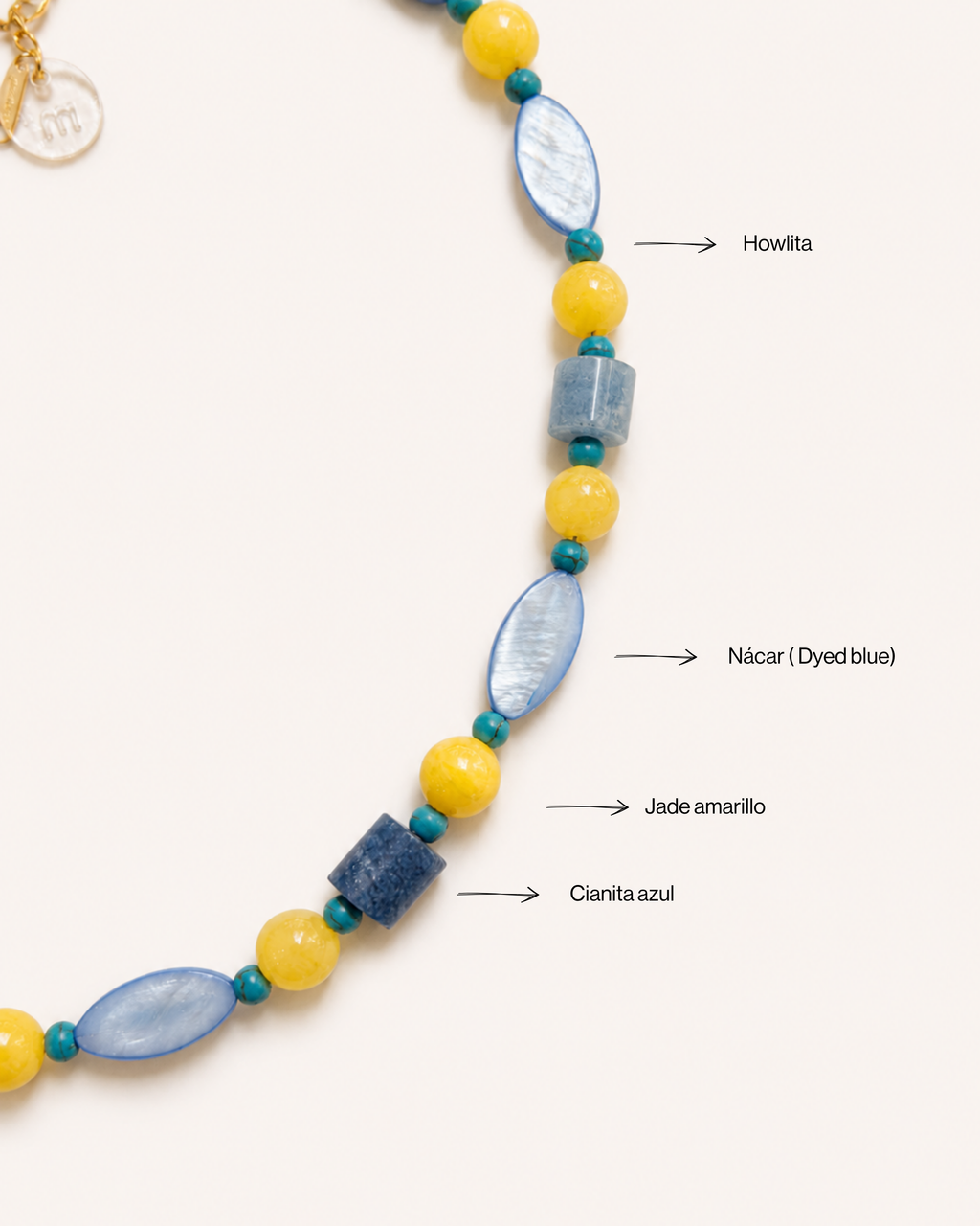 NATURAL STONES NECKLACE - CAPRI DREAM