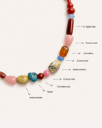 NATURAL STONES NECKLACE - AMALFI MOSAIC