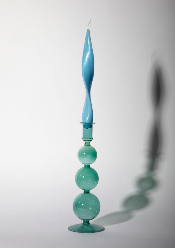 BARCELONA CANDLE HOLDER - BLUE