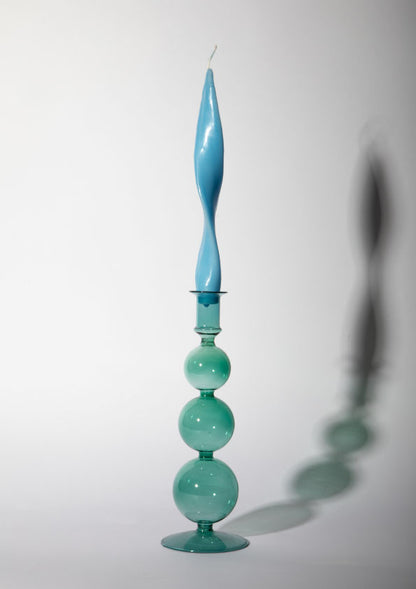 BARCELONA CANDLE HOLDER - BLUE