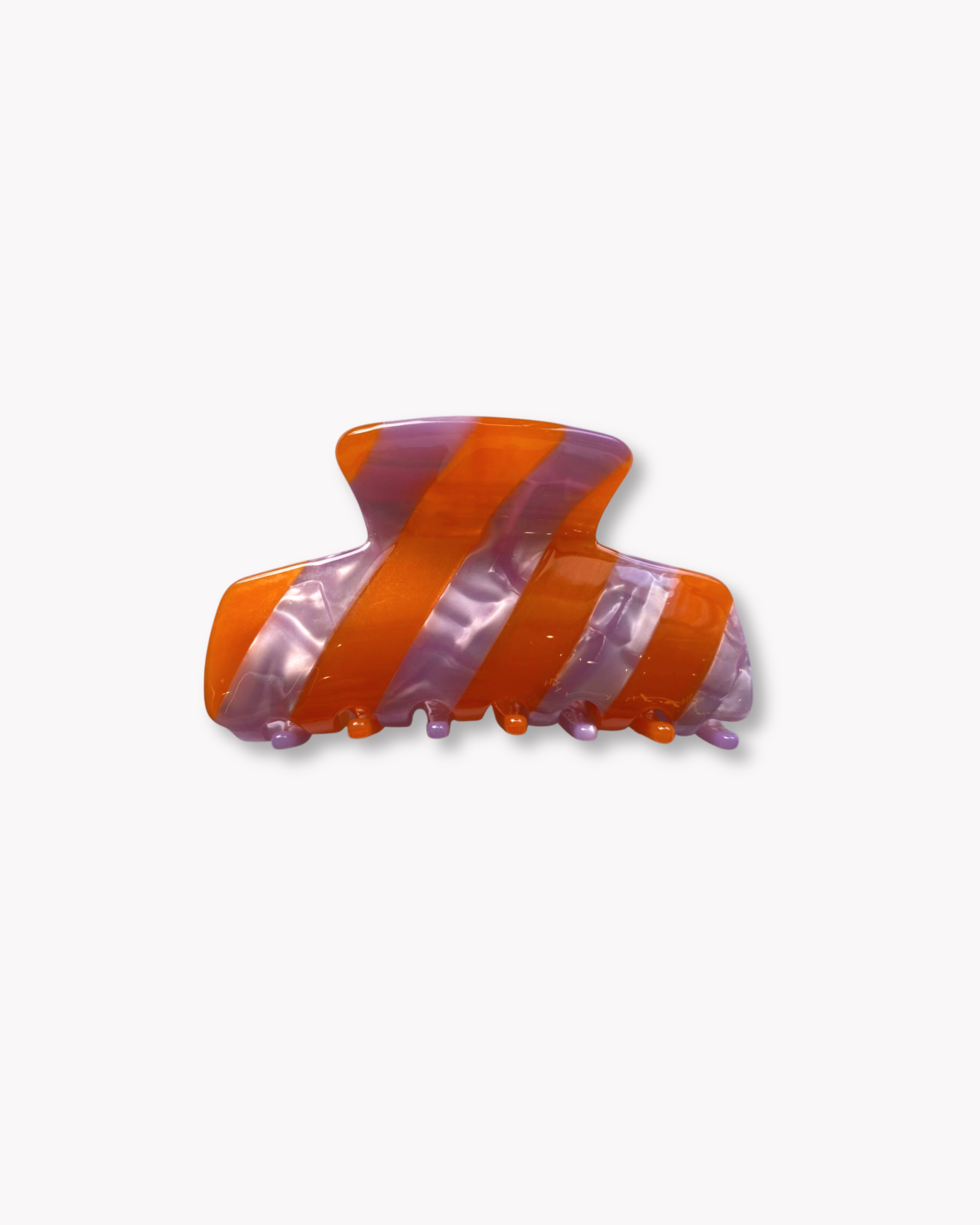 MIAMI SUNSET CLAW - ORANGE&LILA