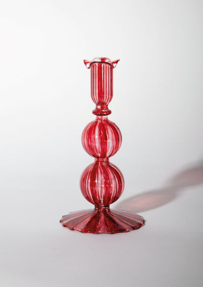 SYDNEY CANDLE HOLDER - RED