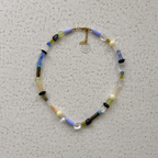 NATURAL STONES NECKLACE - MOSS