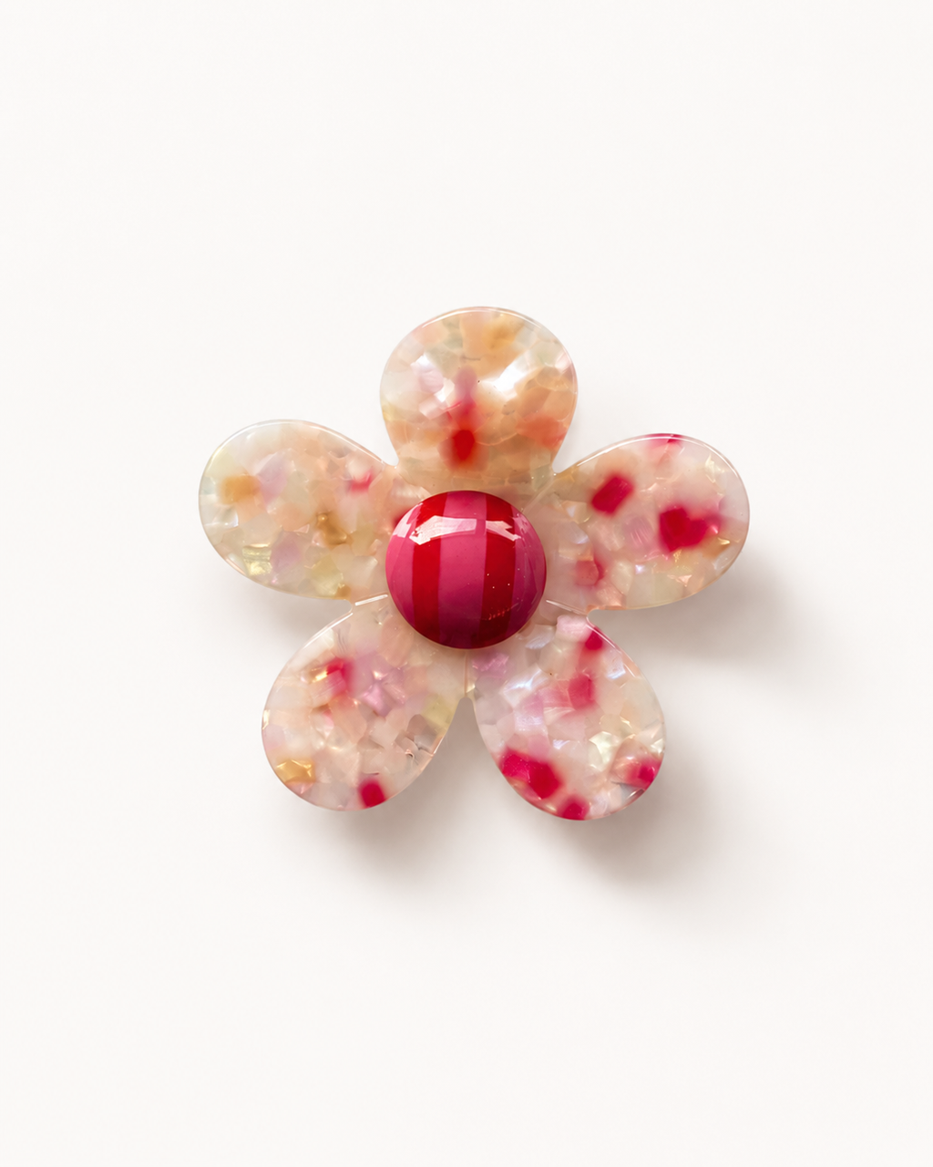 CONFETTI FLOWER CLAW - MULTICOLORED