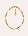 NATURAL STONES NECKLACE - SUNKISSED SORBET