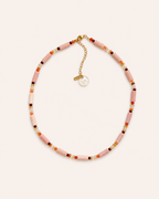 NATURAL STONES NECKLACE - DESERT ROSE