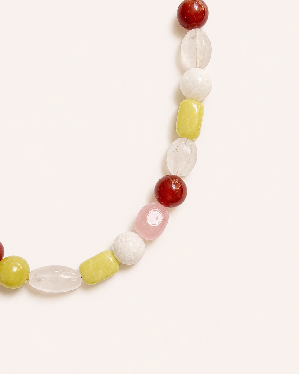 NATURAL STONES NECKLACE - GELATO POP