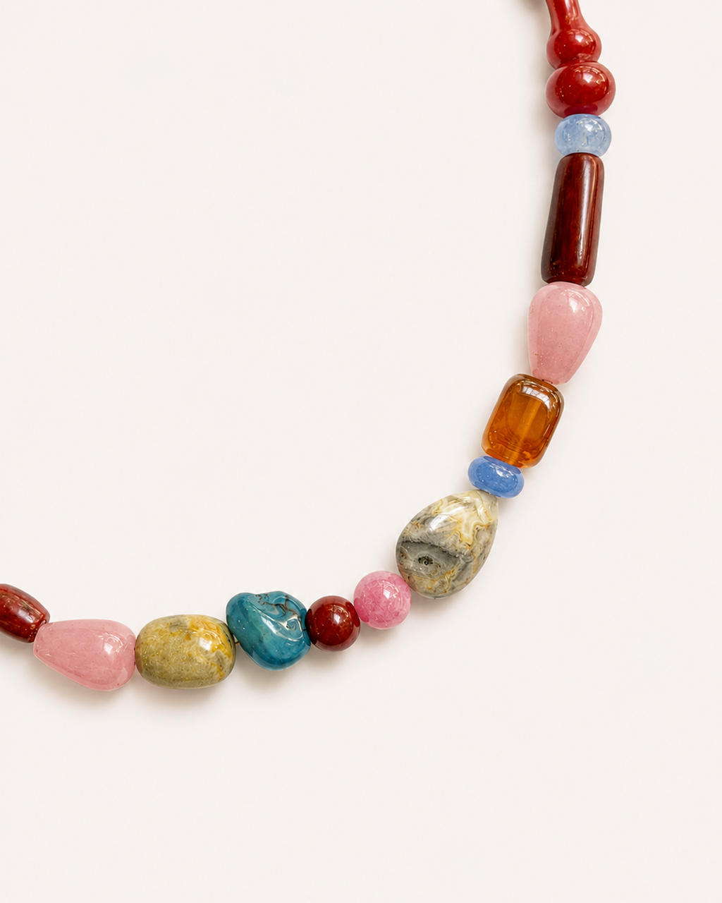 NATURAL STONES NECKLACE - AMALFI MOSAIC