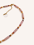 NATURAL STONES NECKLACE - DESERT ROSE