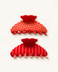 DUAL PRINT CLAW - RED&PINK