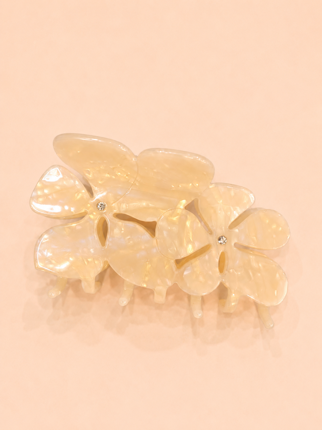 LILY FLOWER CLAW - WHITE