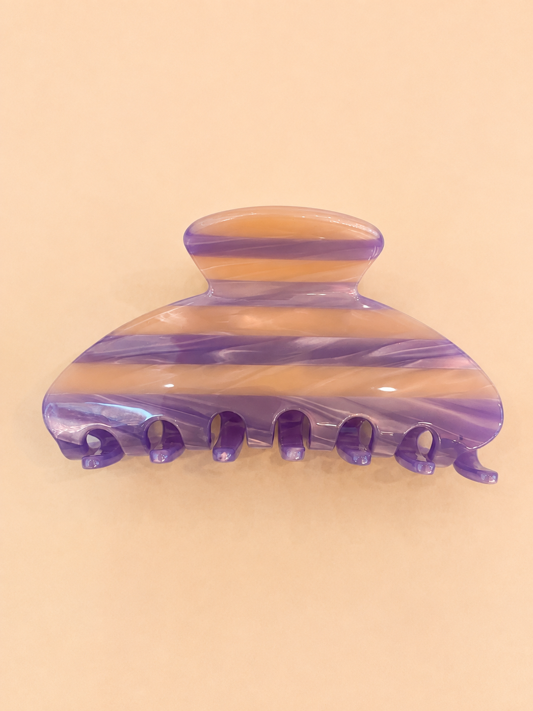 STRIPED CLAW - LILAC & PINK
