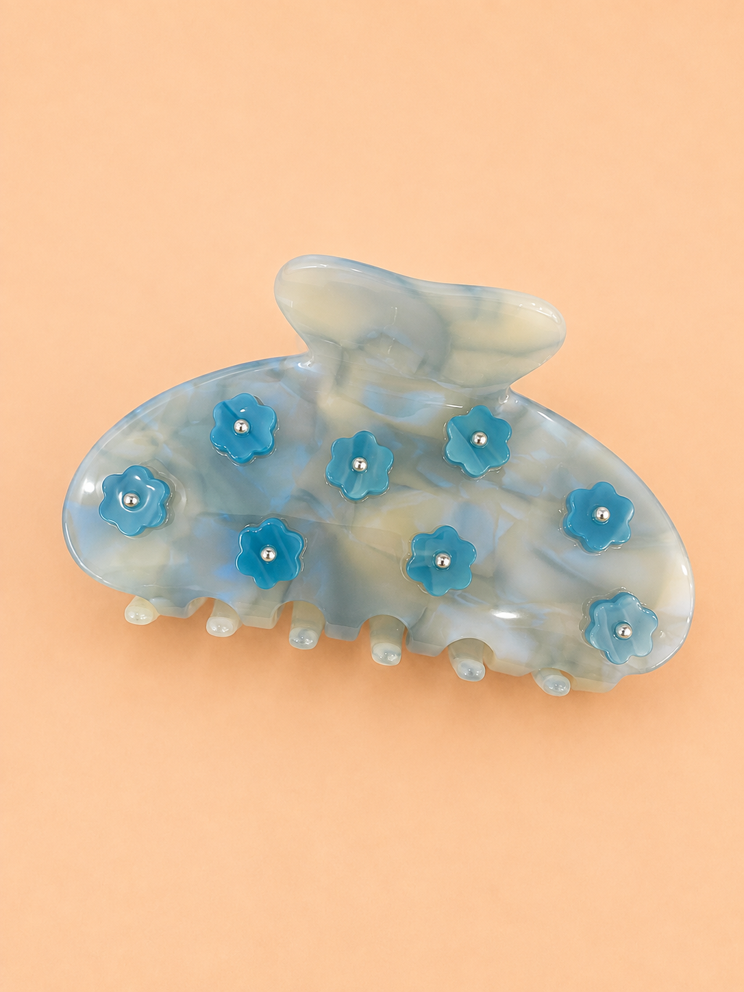 BABY FLOWERS CLAW - BLUE