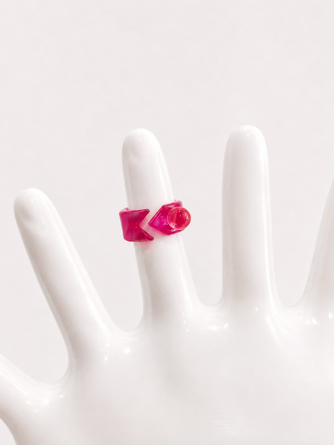 STONE RING - FUCHSIA