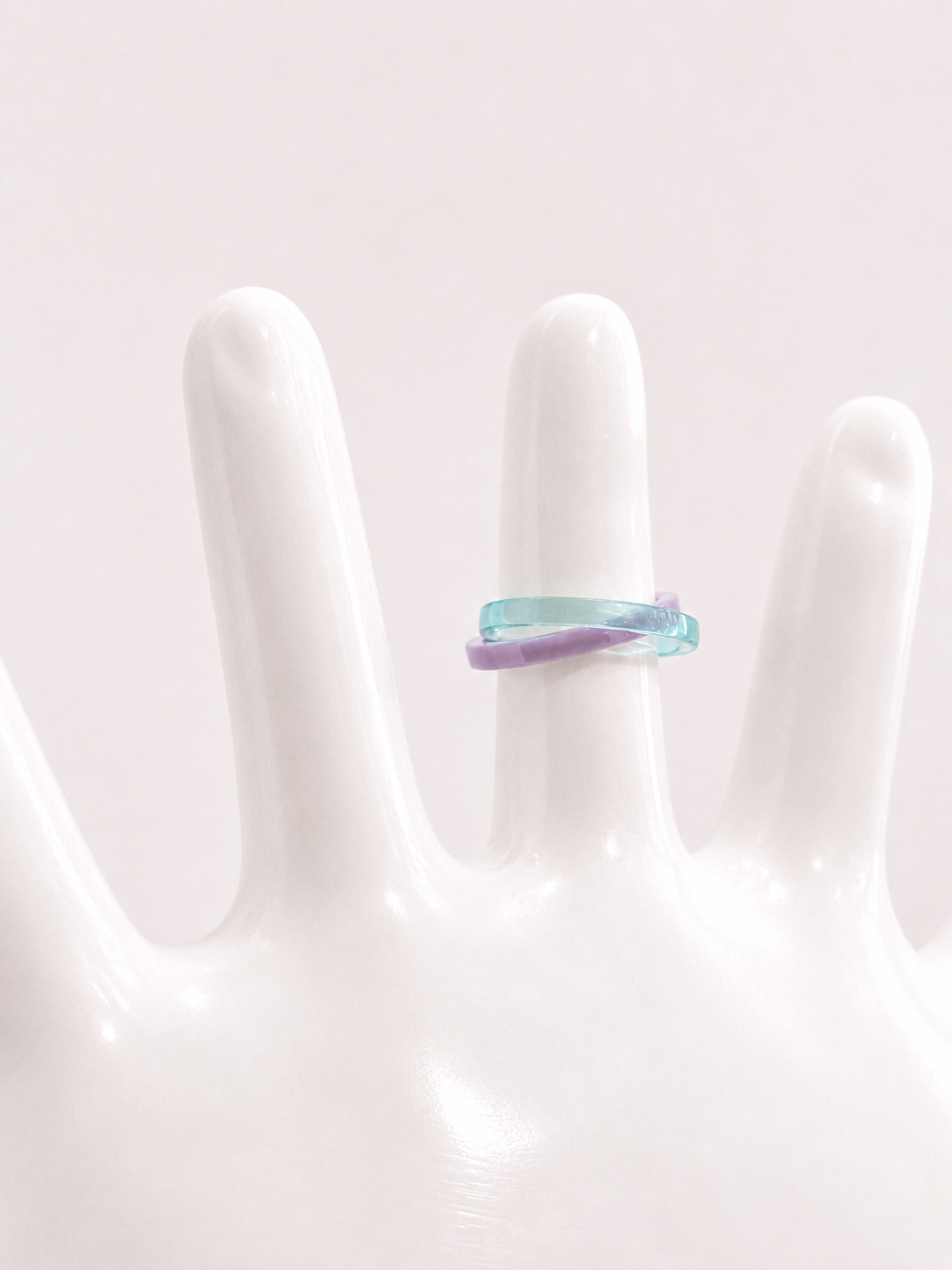 DOUBLE RING - BLUE/PURPLE