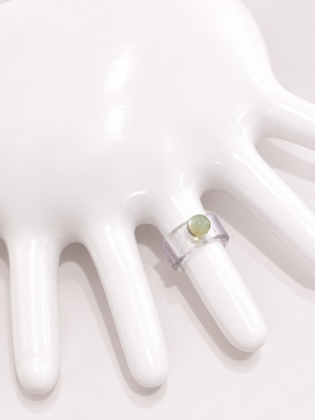 STONE RING - GREEN