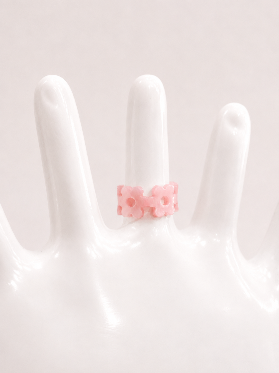 FLOWERS RING - PINK