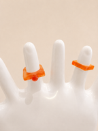 STONE RING - ORANGE