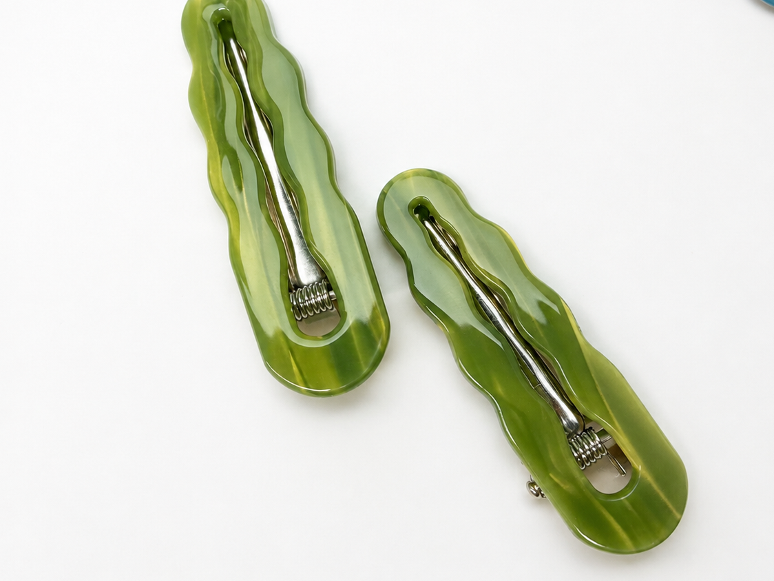 XXL HAIR CLIP - GREEN