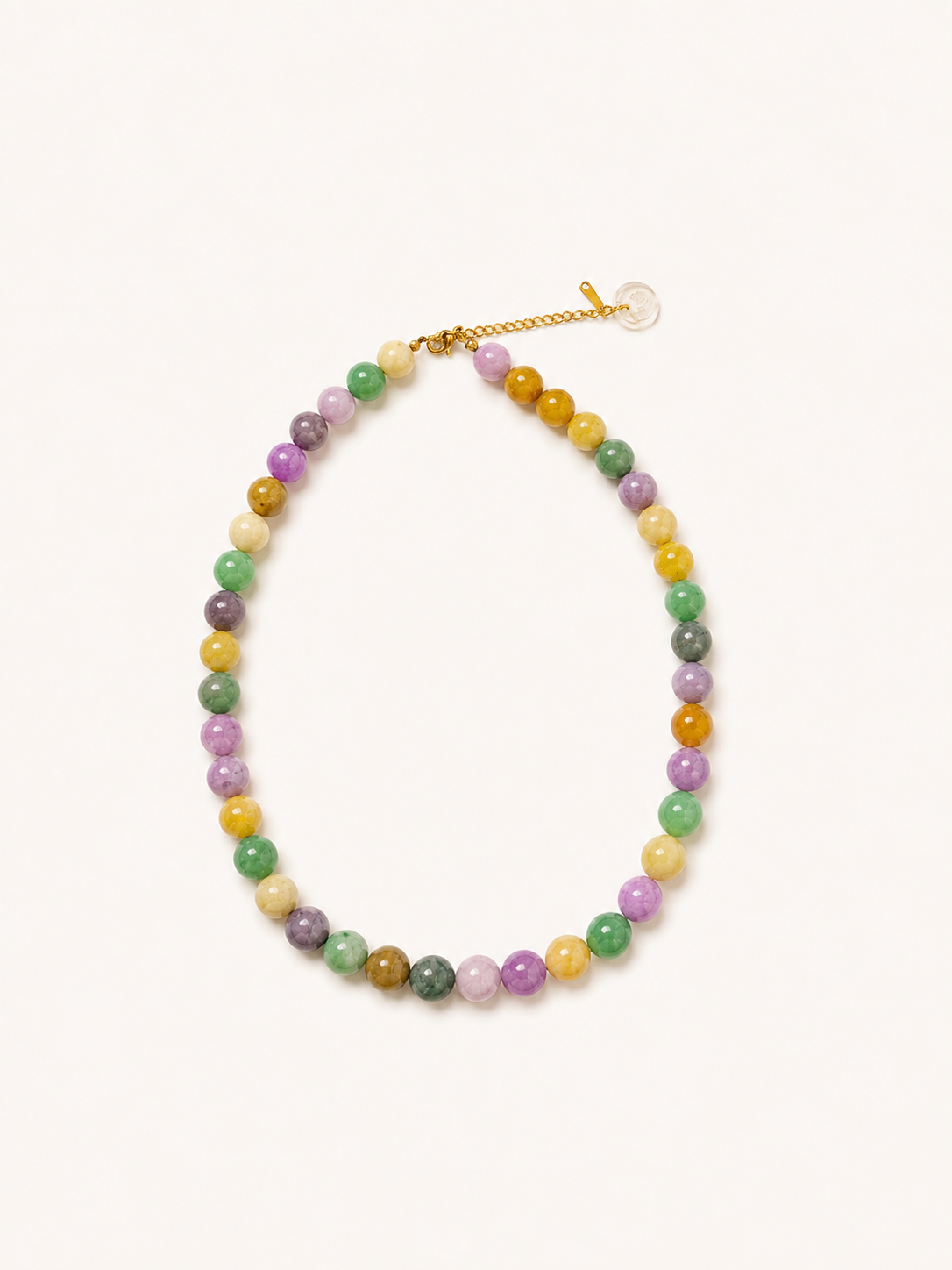 NATURAL STONES NECKLACE - POP MIX