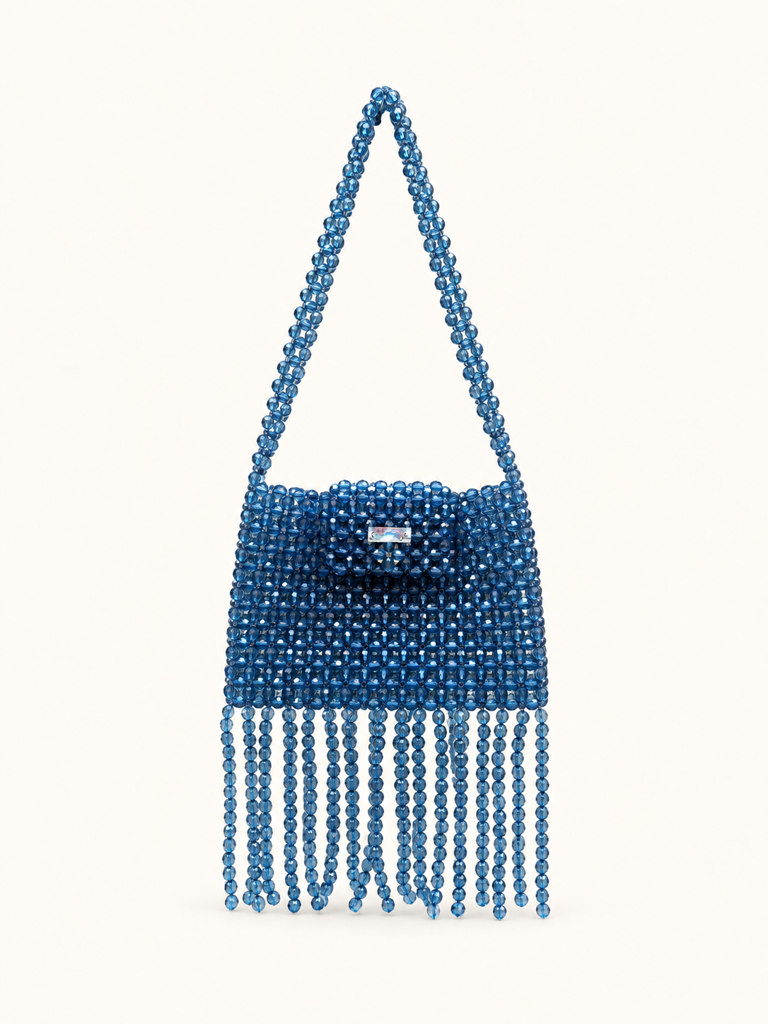 BEADED BAG / BLUE