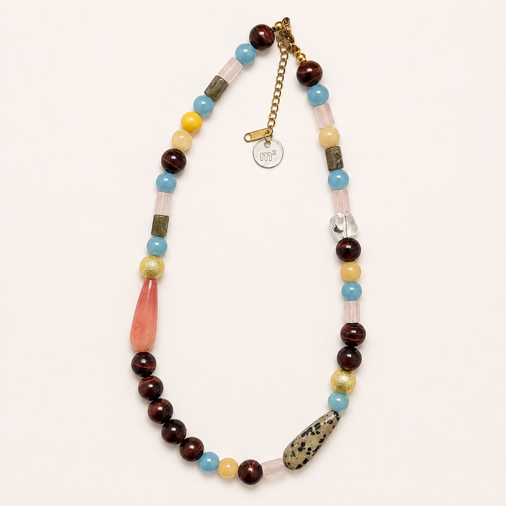 NATURAL STONES NECKLACE - AURORA