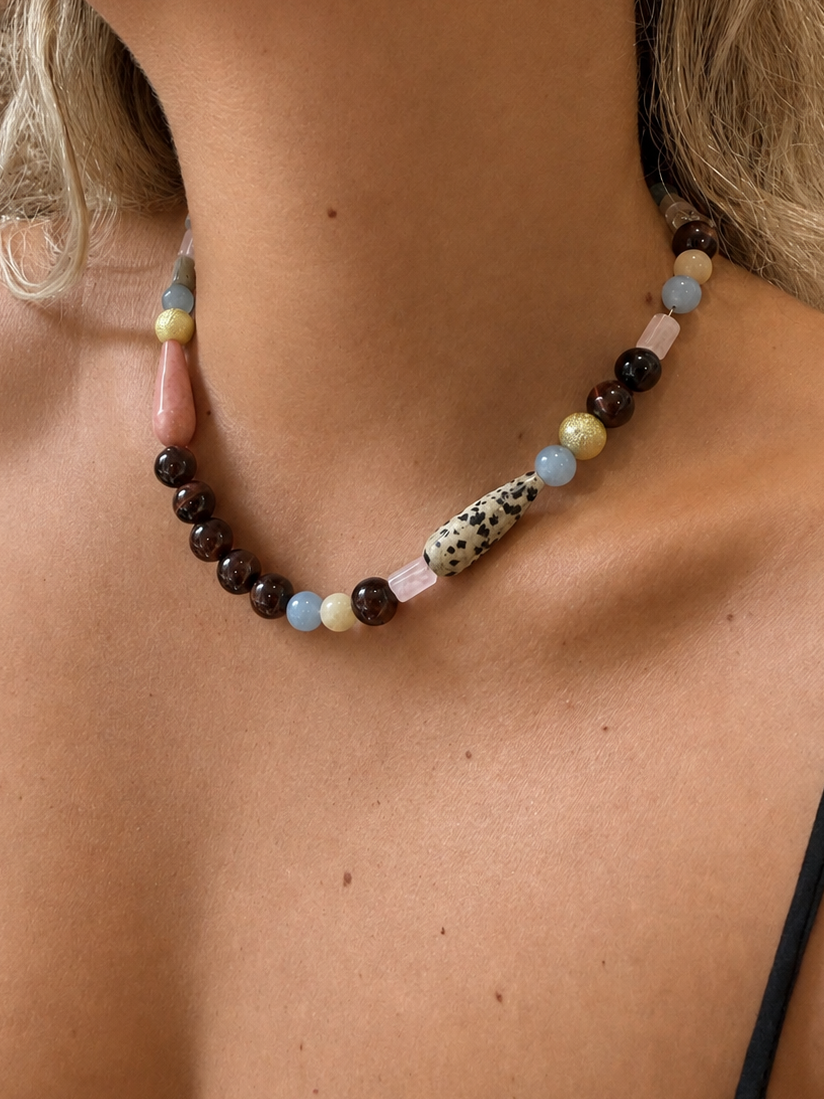 NATURAL STONES NECKLACE - AURORA